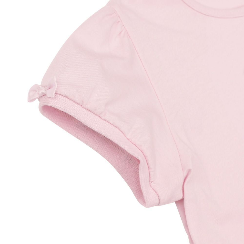 綿100％ マリン 貝殻 Tシャツ Pink Design point 2