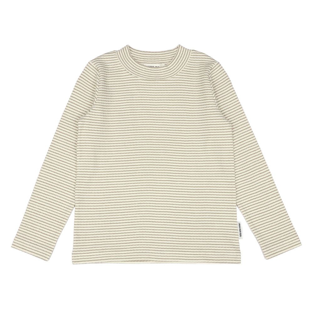 クルーネック 長袖 Tシャツ Ivory front