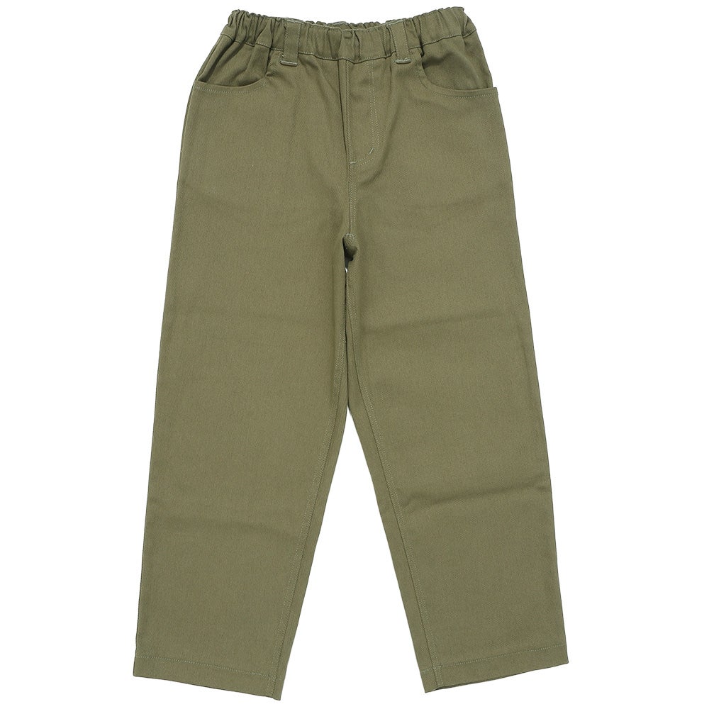 男女兼用 １０分丈 パンツ Khaki front