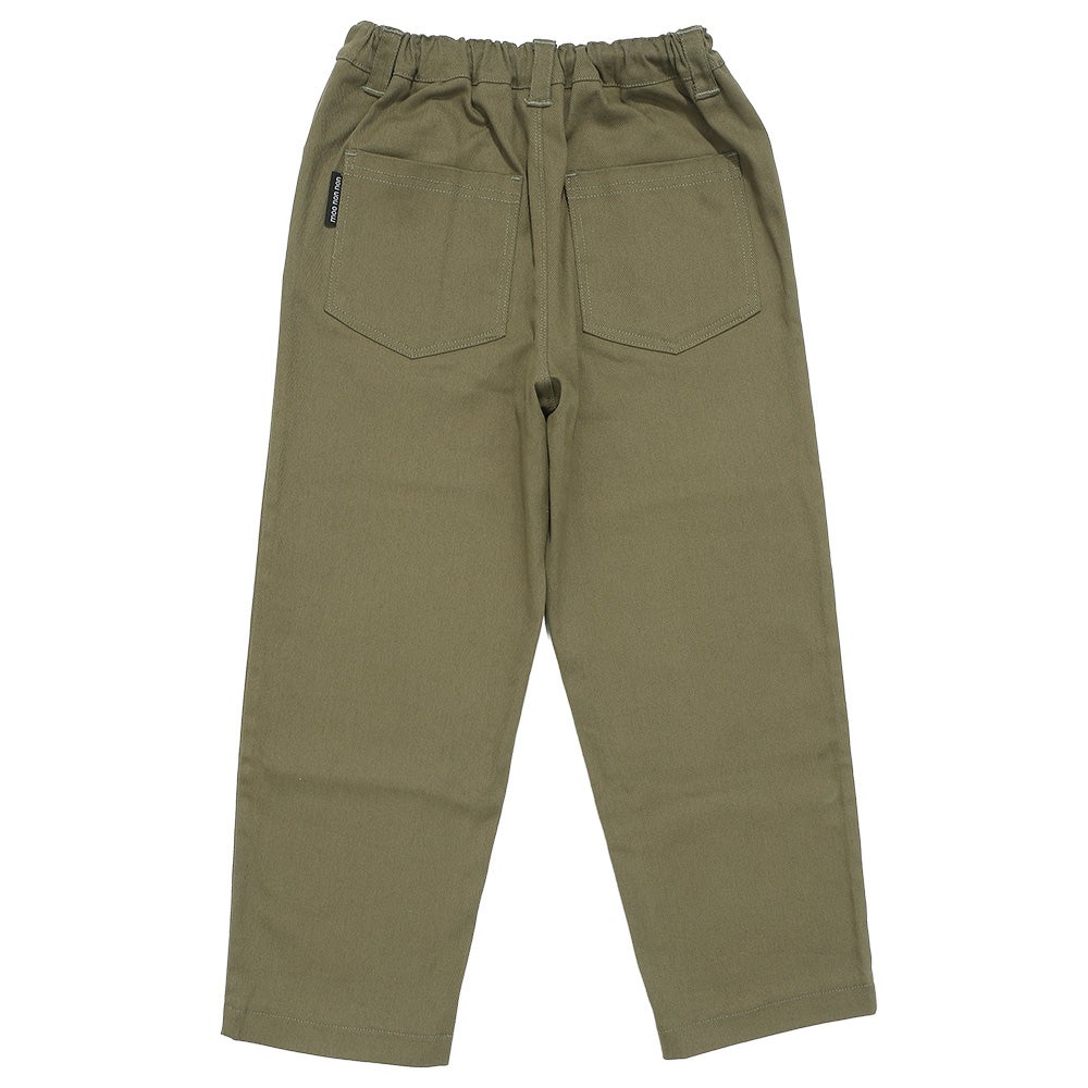 男女兼用 １０分丈 パンツ Khaki back