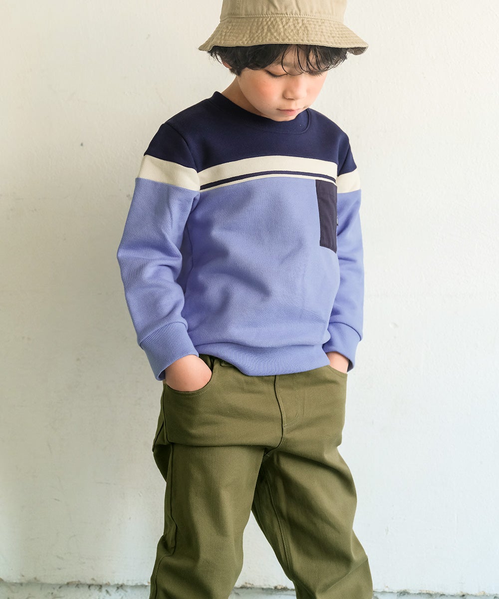 男女兼用 １０分丈 パンツ Khaki model image 1