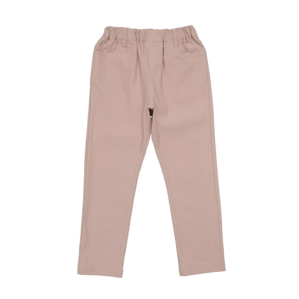 ストレッチ 裏起毛ロングパンツ Pink front