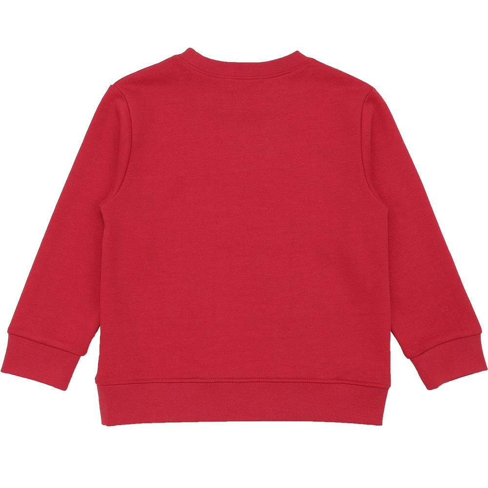 レーシングカー刺繍 裏毛トレーナー Red back