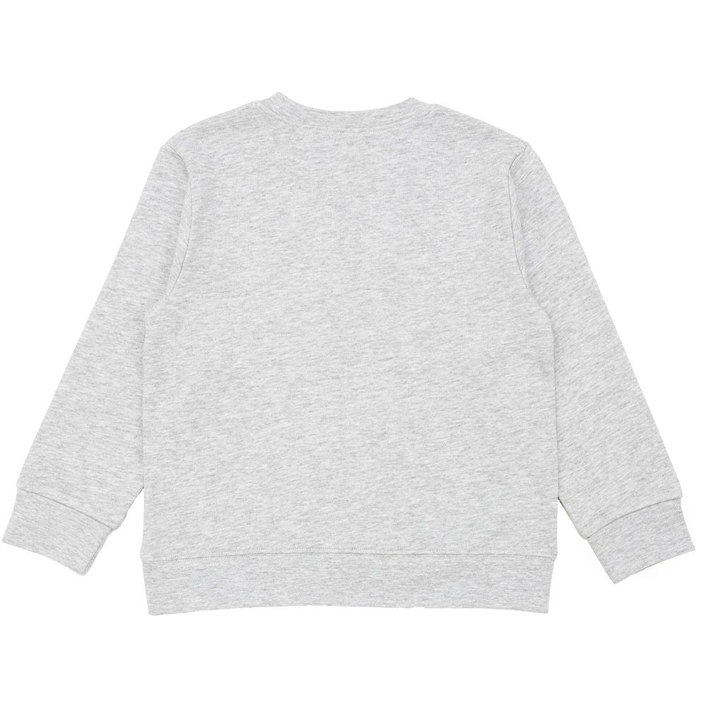 レーシングカー刺繍 裏毛トレーナー Misty Gray back