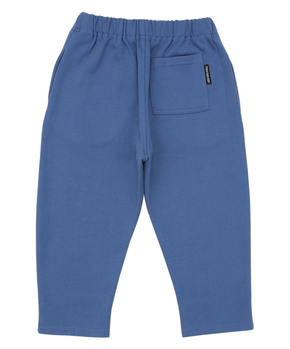 ニットツイル フルレングスパンツ Blue back