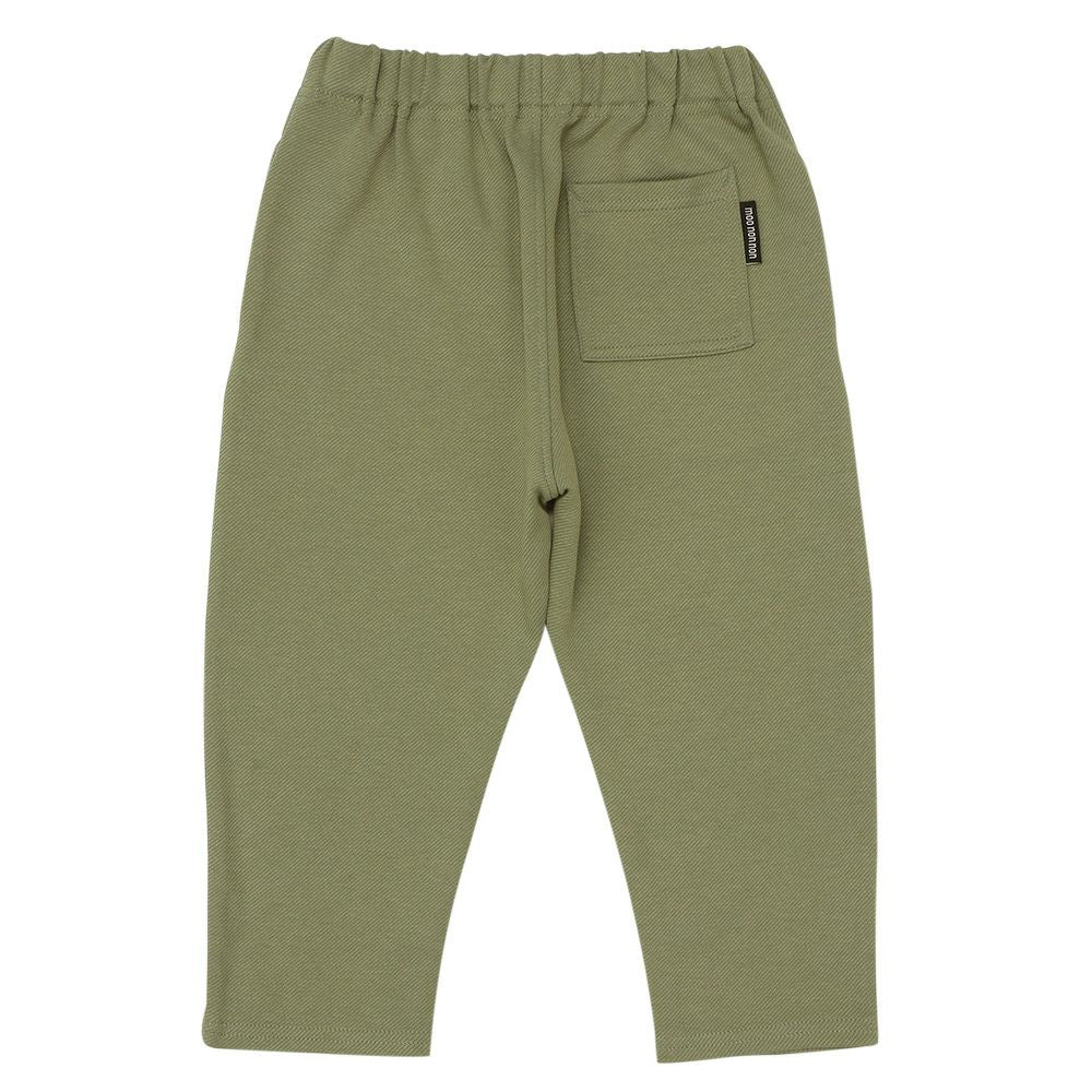 ニットツイル フルレングスパンツ Khaki back