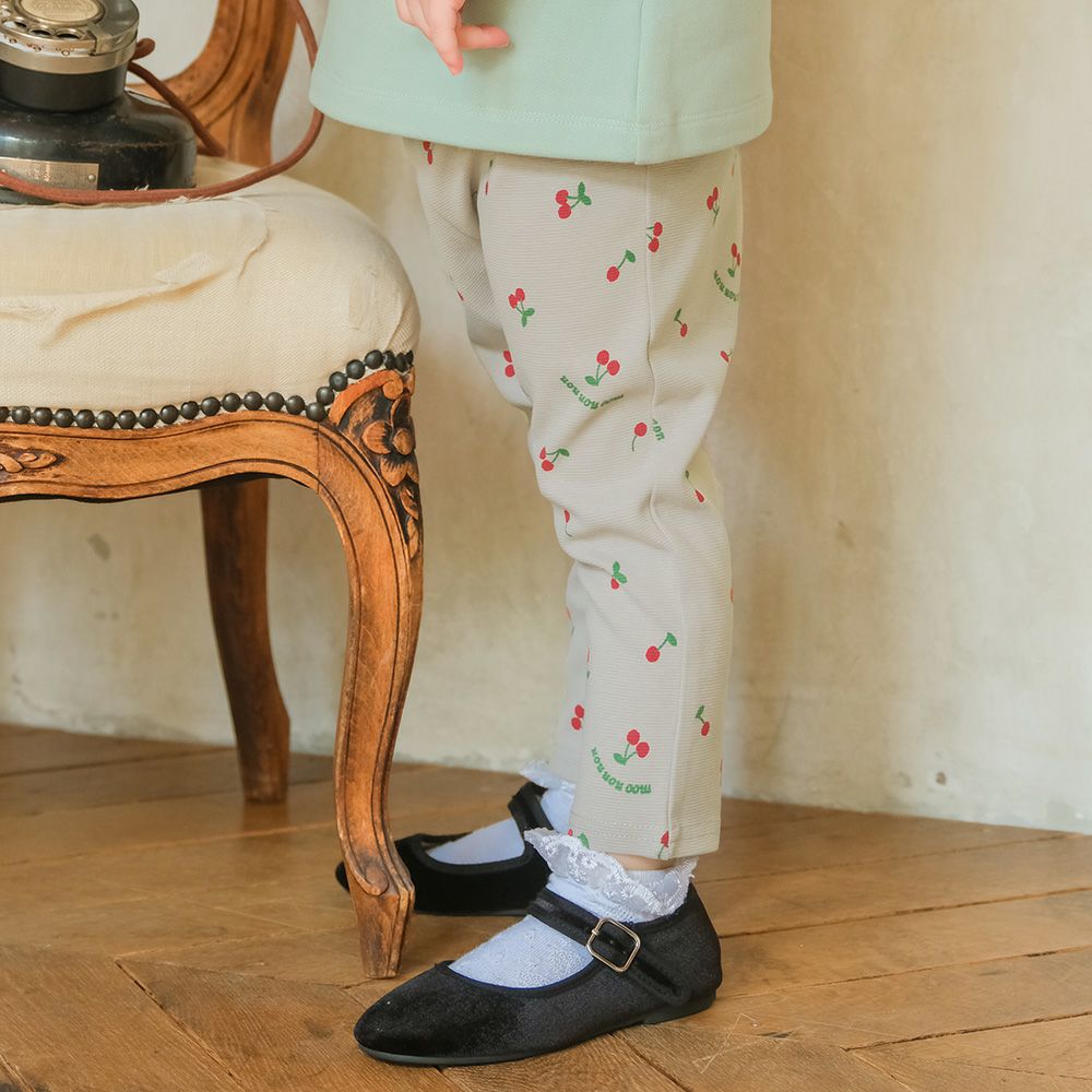 オリジナルチェリー柄　10分丈レギンスパンツ  MainImage