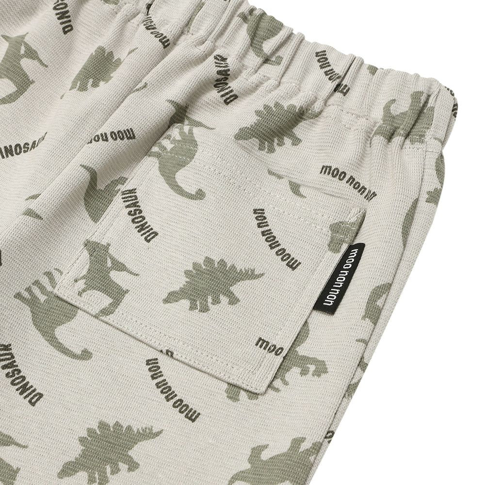 オリジナル恐竜プリント レギンスパンツ Gray Design point 1