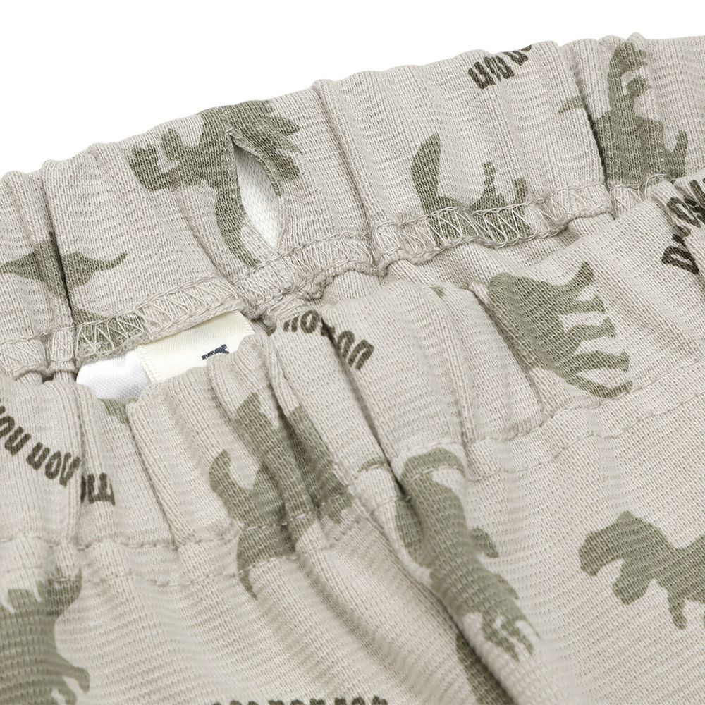 オリジナル恐竜プリント レギンスパンツ Gray Design point 2