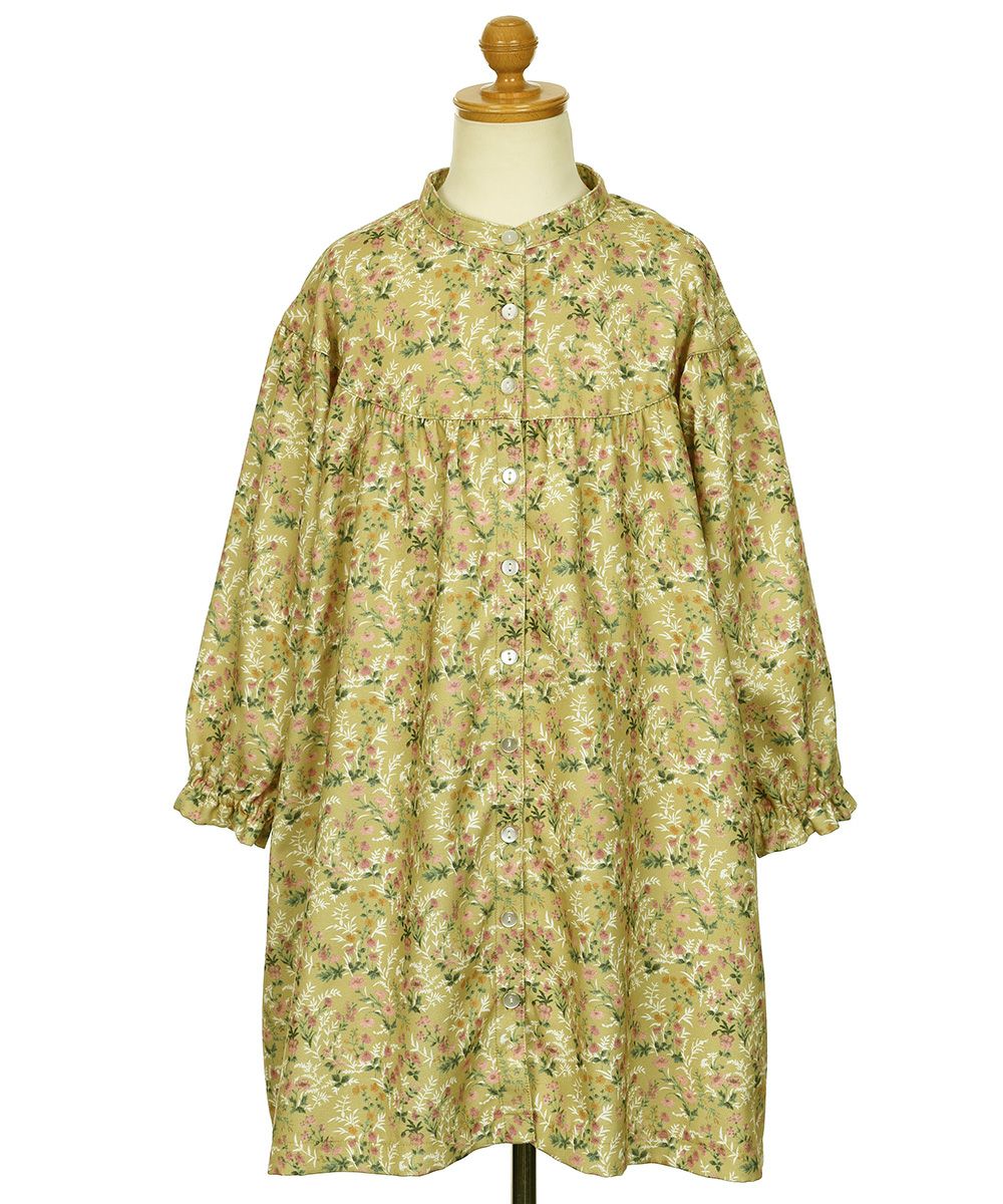 花柄 ボタン開き ワンピース  torso