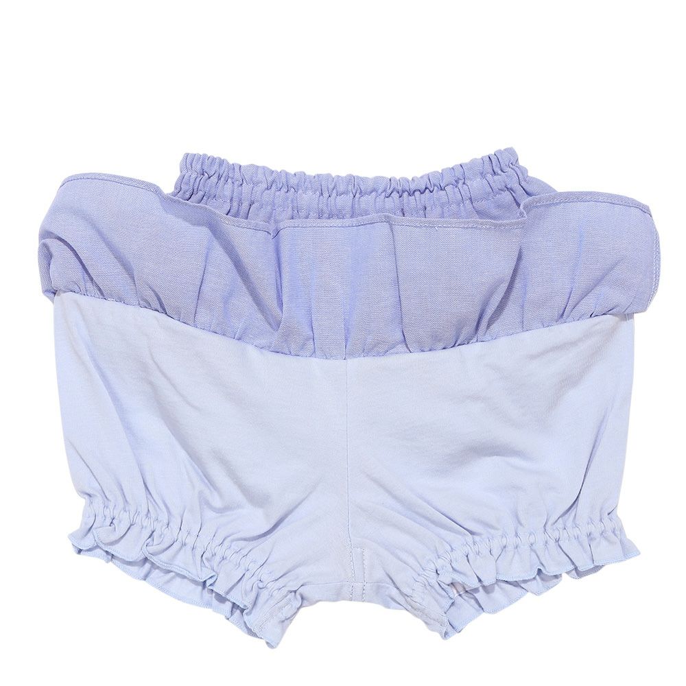 フリル かぼちゃパンツ Blue Design point 1