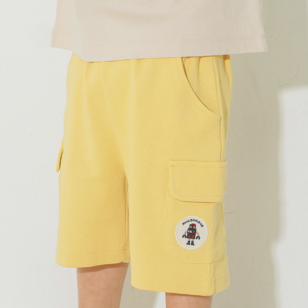 ロボットワッペンつき ストレッチハーフパンツ  MainImage