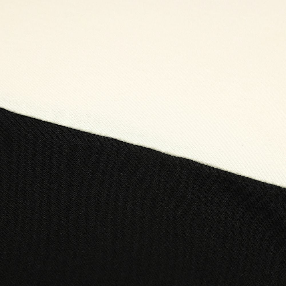 ロゴ刺繍ワッペンつき 切り替えTシャツ Green Design point 2