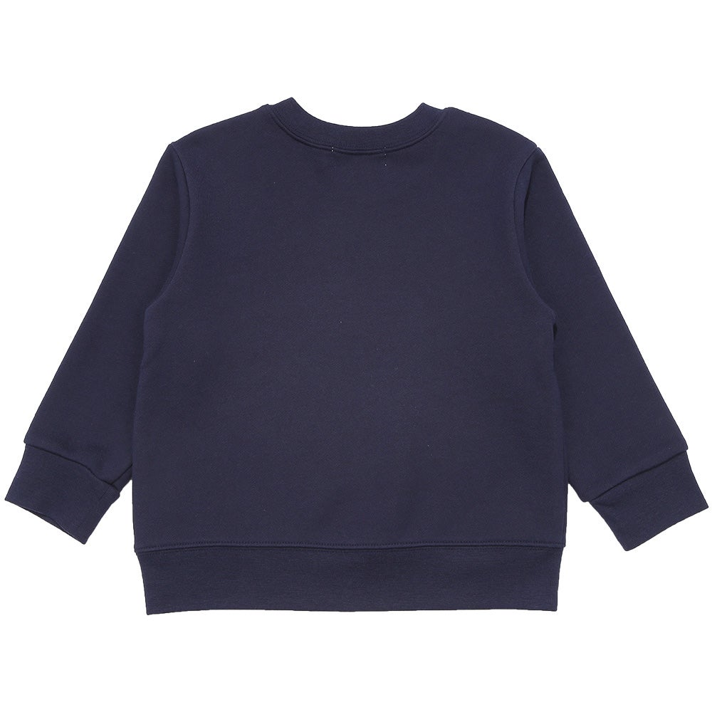 恐竜 刺繍 ダイナソー パラシュート モチーフ トレーナー Navy back