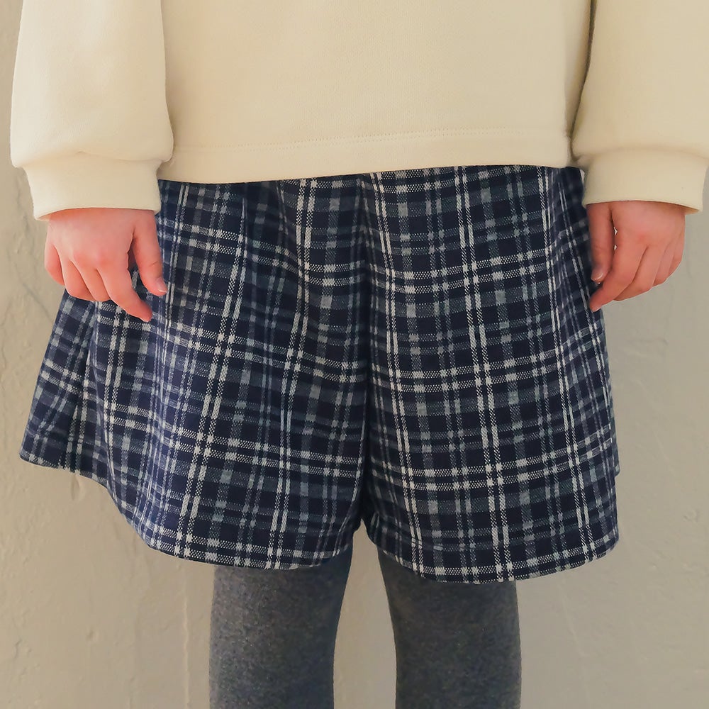チェック柄 キュロットパンツ  MainImage