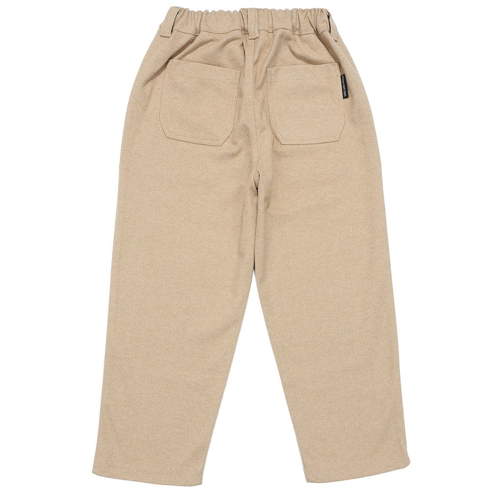 ユニセックス 男女兼用 微起毛 ベイカーパンツ Beige back