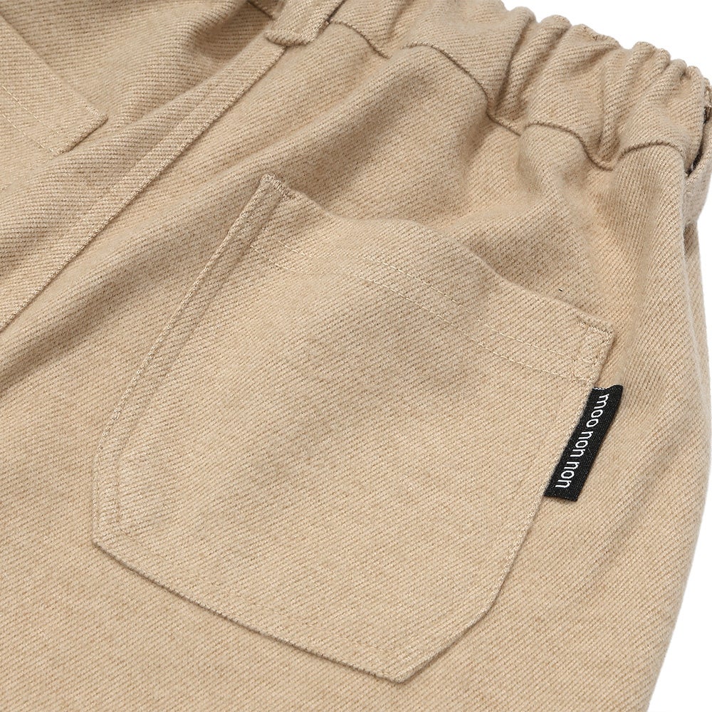 ユニセックス 男女兼用 微起毛 ベイカーパンツ Beige Design point 2
