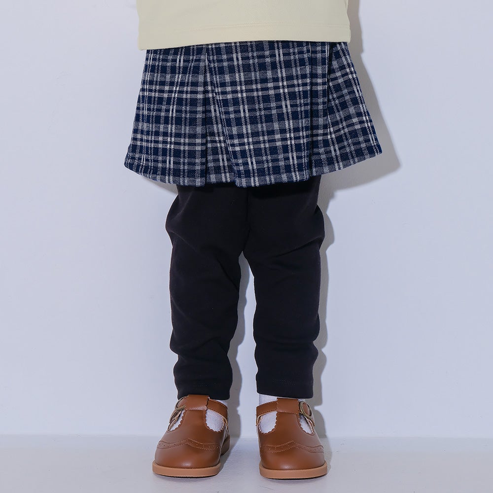 チェック柄 10分丈 スカッツ  MainImage