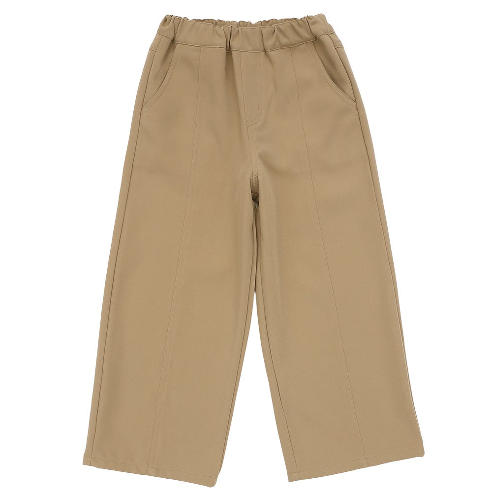 男女兼用 ウエストゴム ストレッチパンツ Beige front