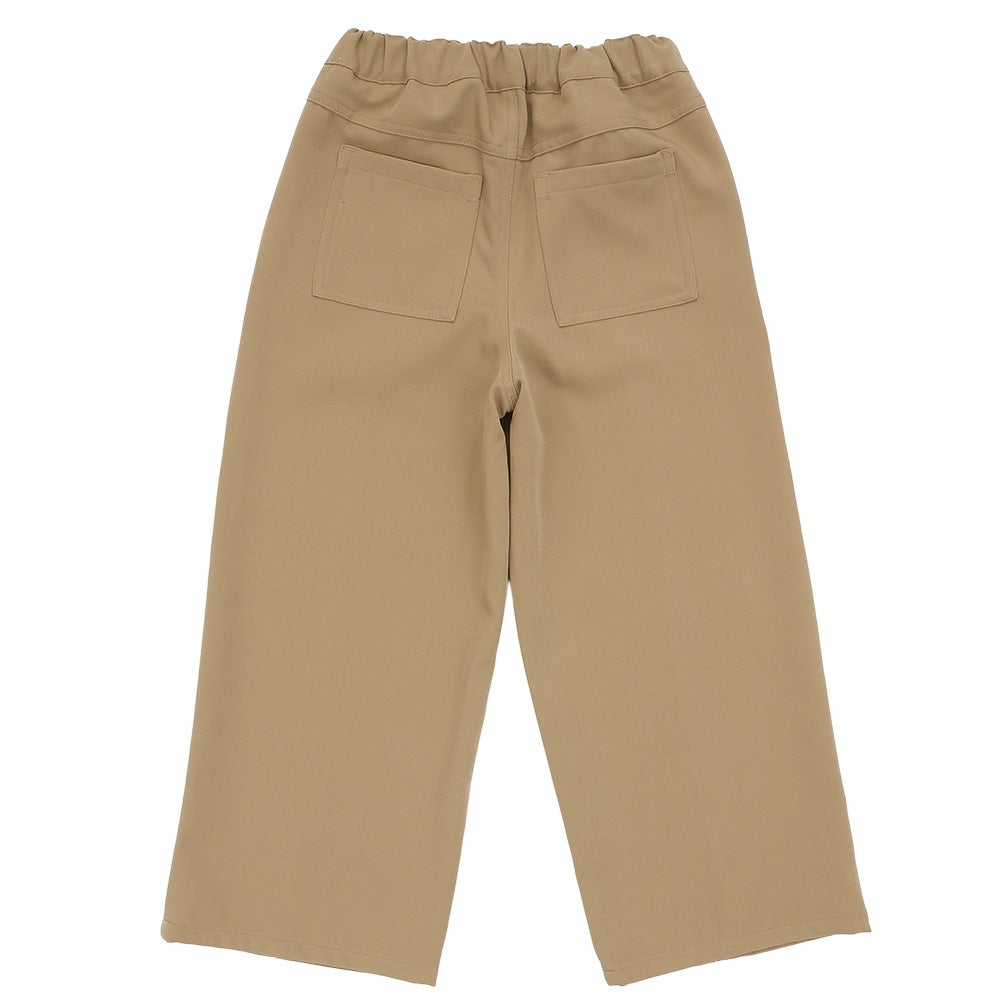 男女兼用 ウエストゴム ストレッチパンツ Beige back