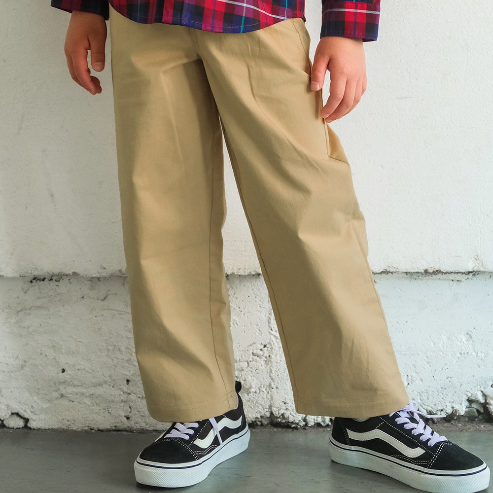 男女兼用 ストレッチツイル ストレートパンツ  MainImage