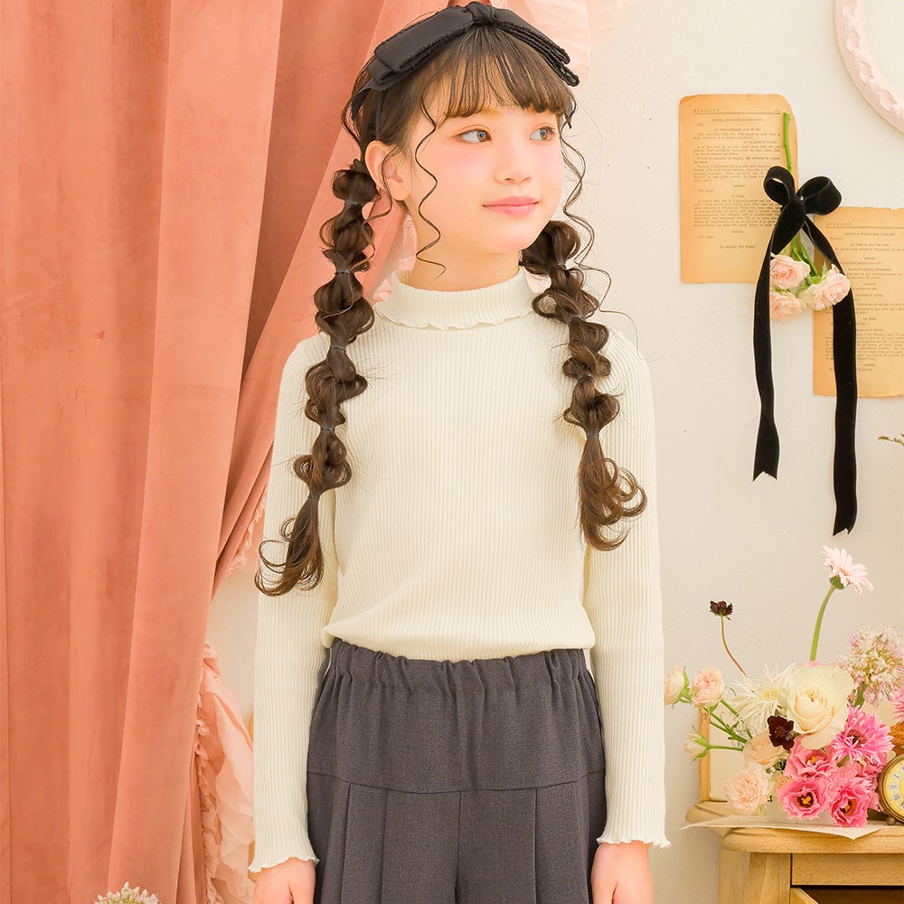 リブ ハイネックカットソー  MainImage