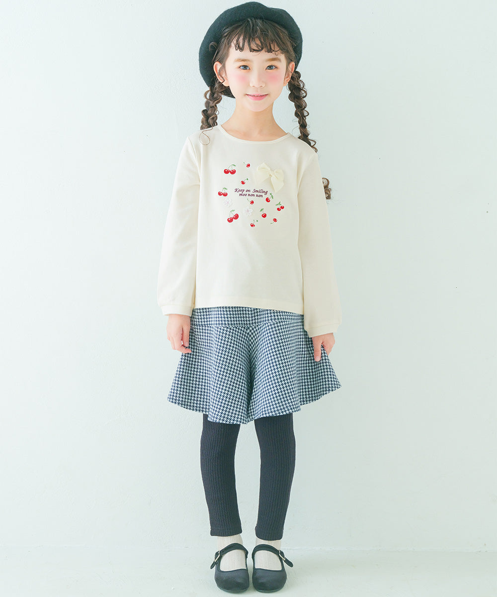 リブ ウエストゴム レギンス