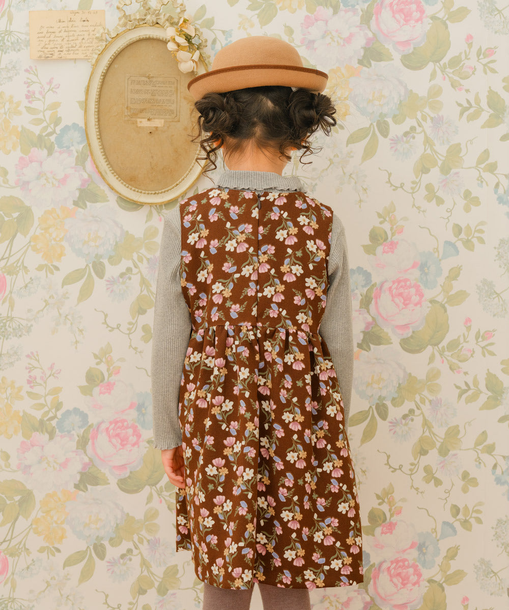 花柄プリントワンピース