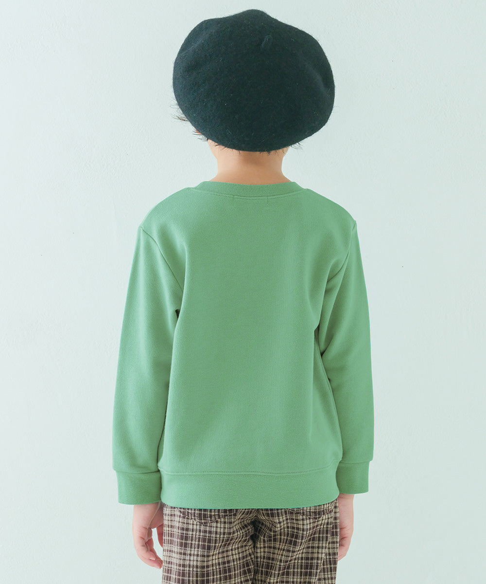 サファリパーク刺繍 裏毛トレーナー