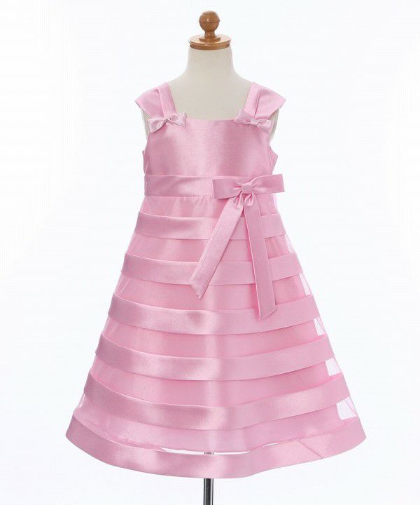 Tulle tucked dress Pink torso