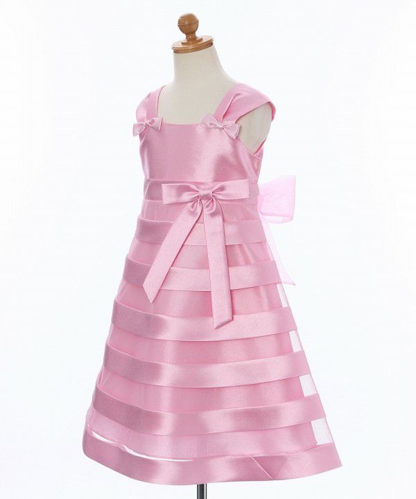 Tulle tucked dress Pink torso