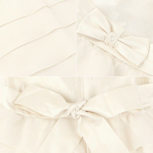 Dress with organic frill ribbon Off White Design point 1