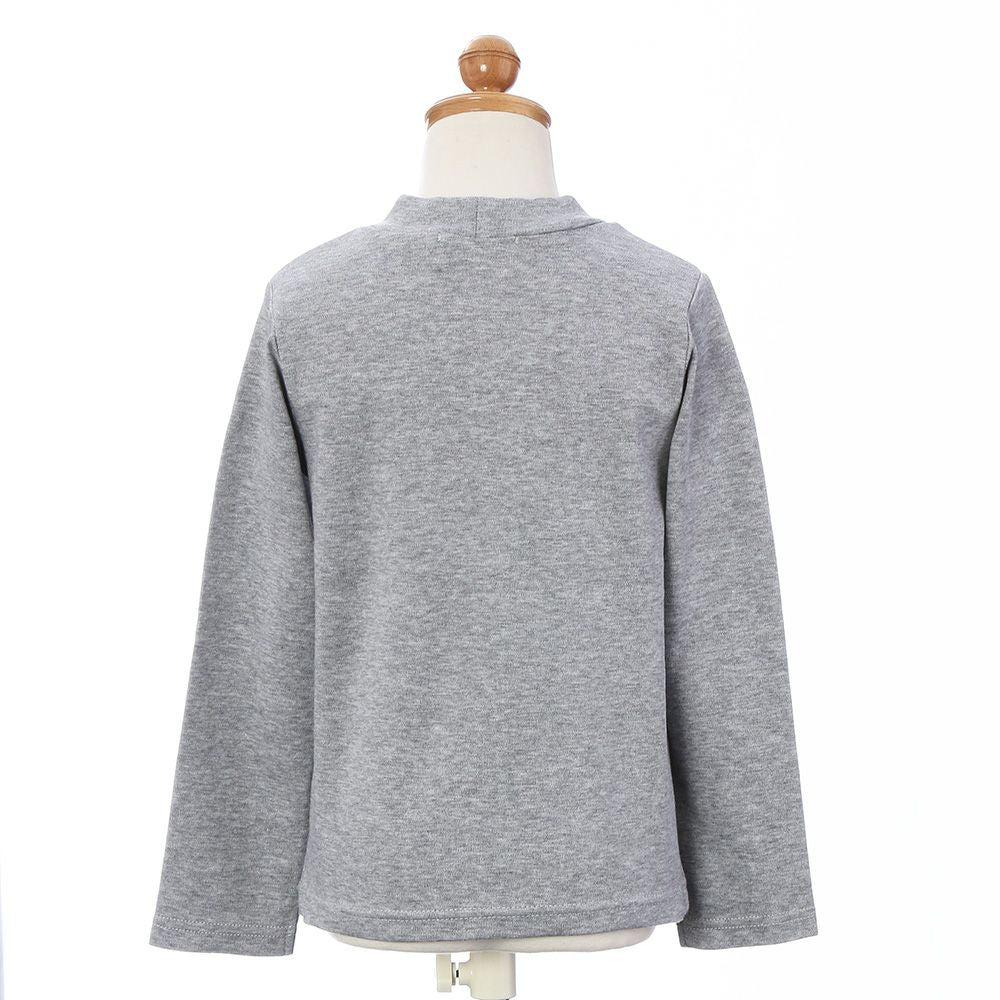 Children's clothing girl T -shirt Long sleeve Simple Simple Pintack heather (92) Torso