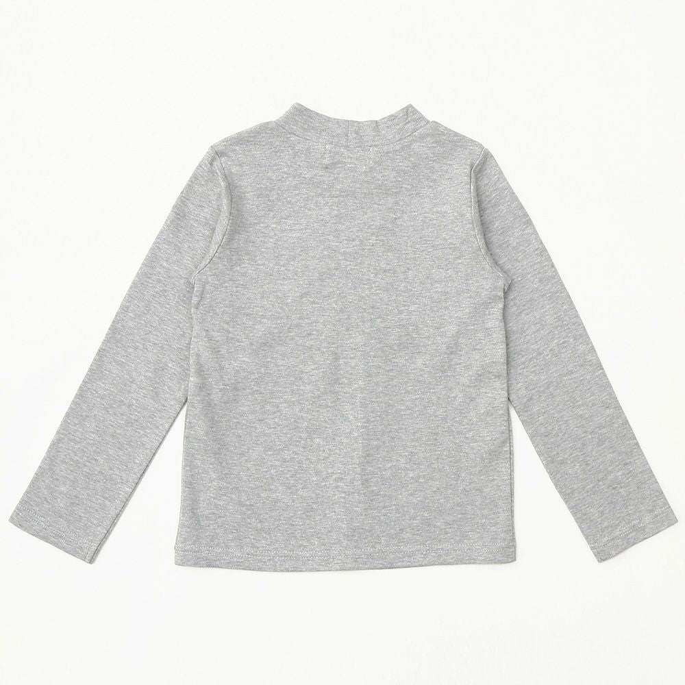 Children's clothing girl T -shirt Long sleeve Simple Pintack heather (92) back