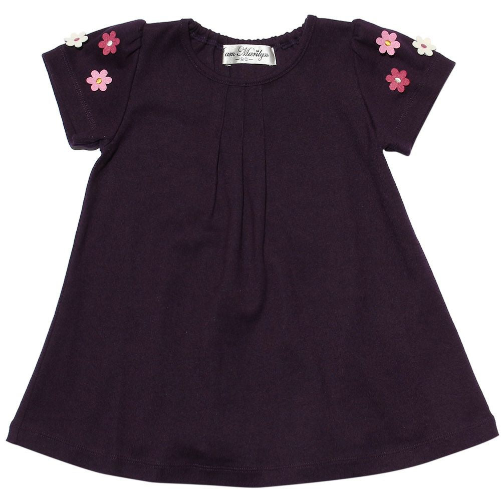 Baby Clothing Girl Baby Size Normal Wearing A -Line Purple (91) Front