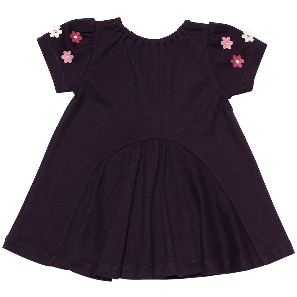 Baby Clothes Girl Baby Size Normal Wearing A -Line Purple (91) Rear