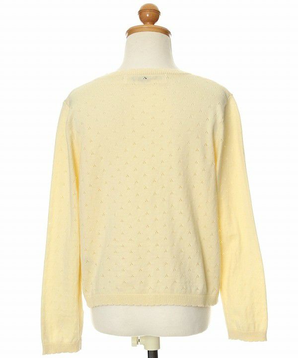 Children's clothing girl 100 % cotton button opening cardigan yellow (04) Torso