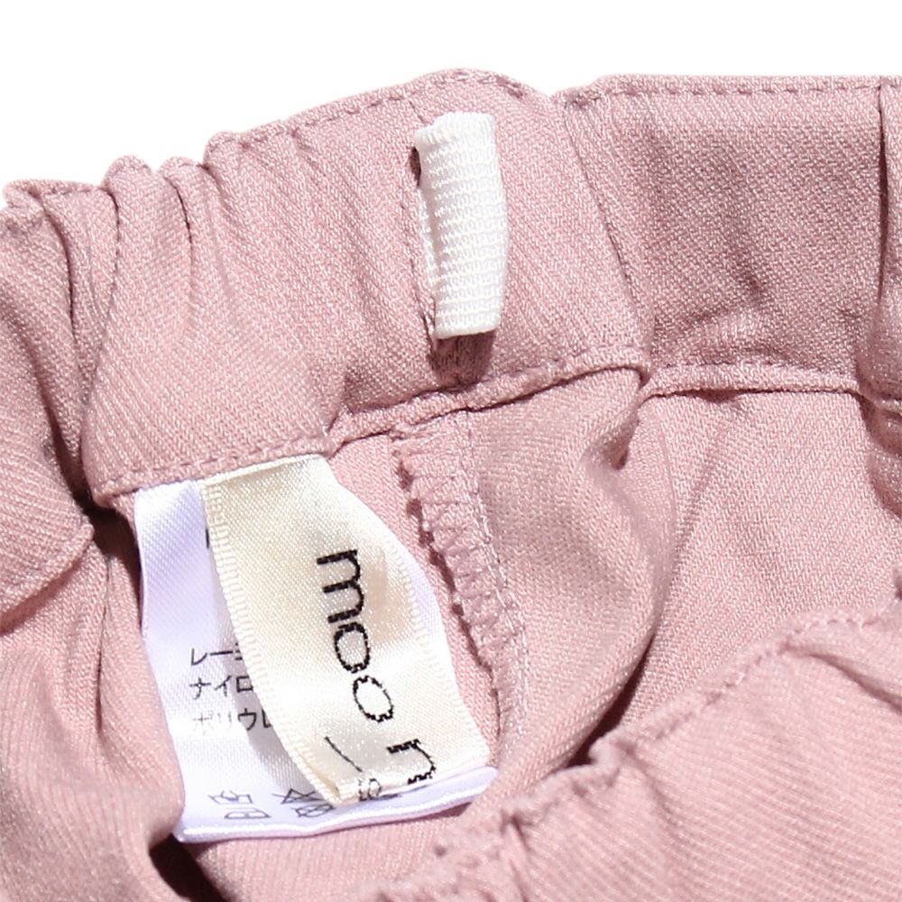 Baby Clothing Girl Baby Size Stretch Twill Knit Full Length Pants Pink (02) Design Point 2