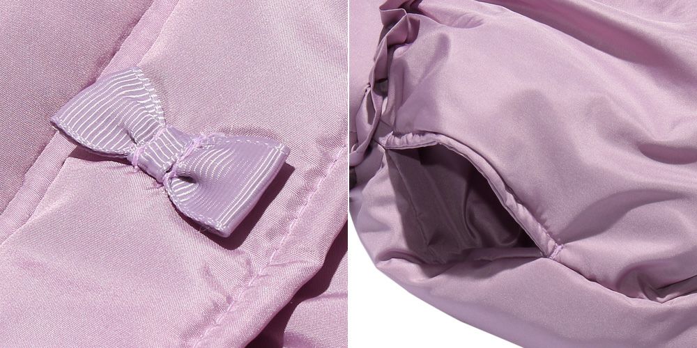 Children's clothing Girls Junior Size Ribbon & Frill Court Purple (91) Design Point 2