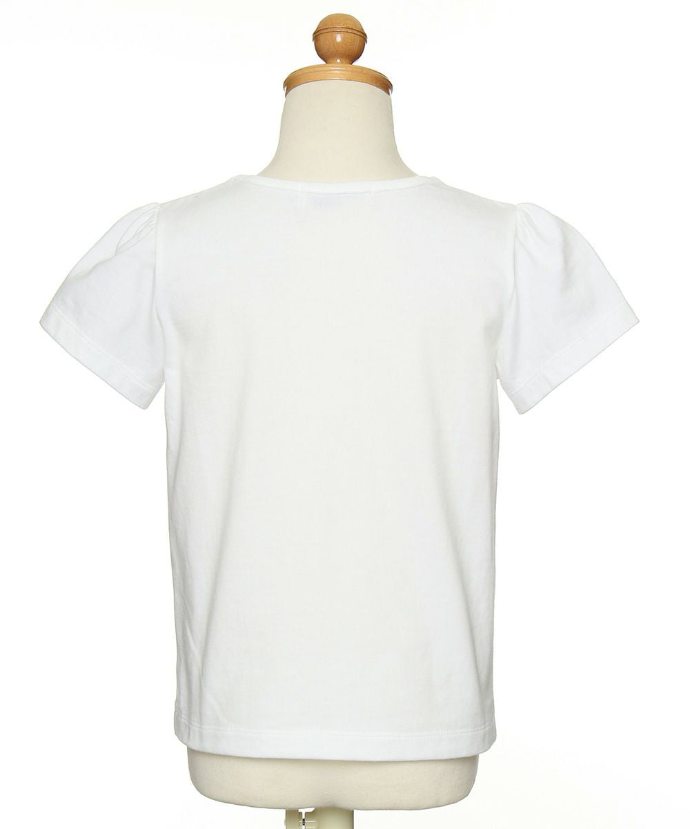 100 %cotton T-shirt with musical note prints and ribbons Off White torso