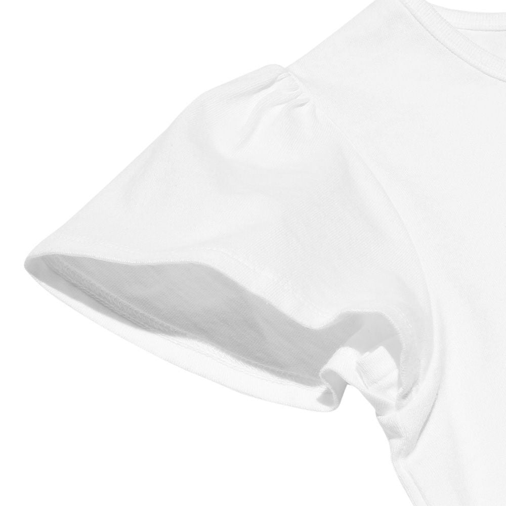 100 % cotton seashell print T -shirt Off White Design point 2