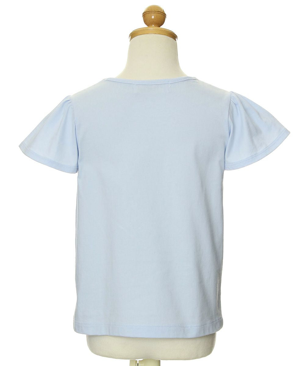 100 % cotton seashell print T -shirt Blue torso