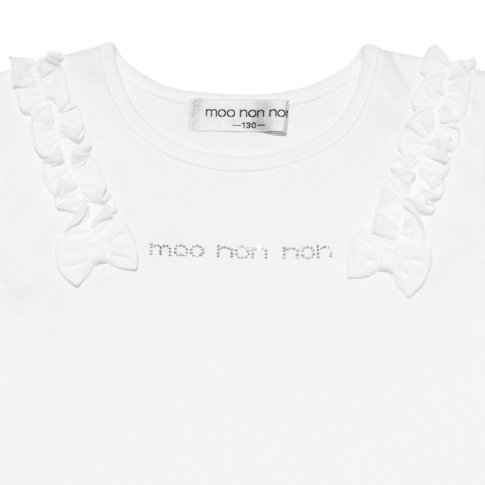 100 % cotton rhinestone logo T -shirt Off White Design point 1