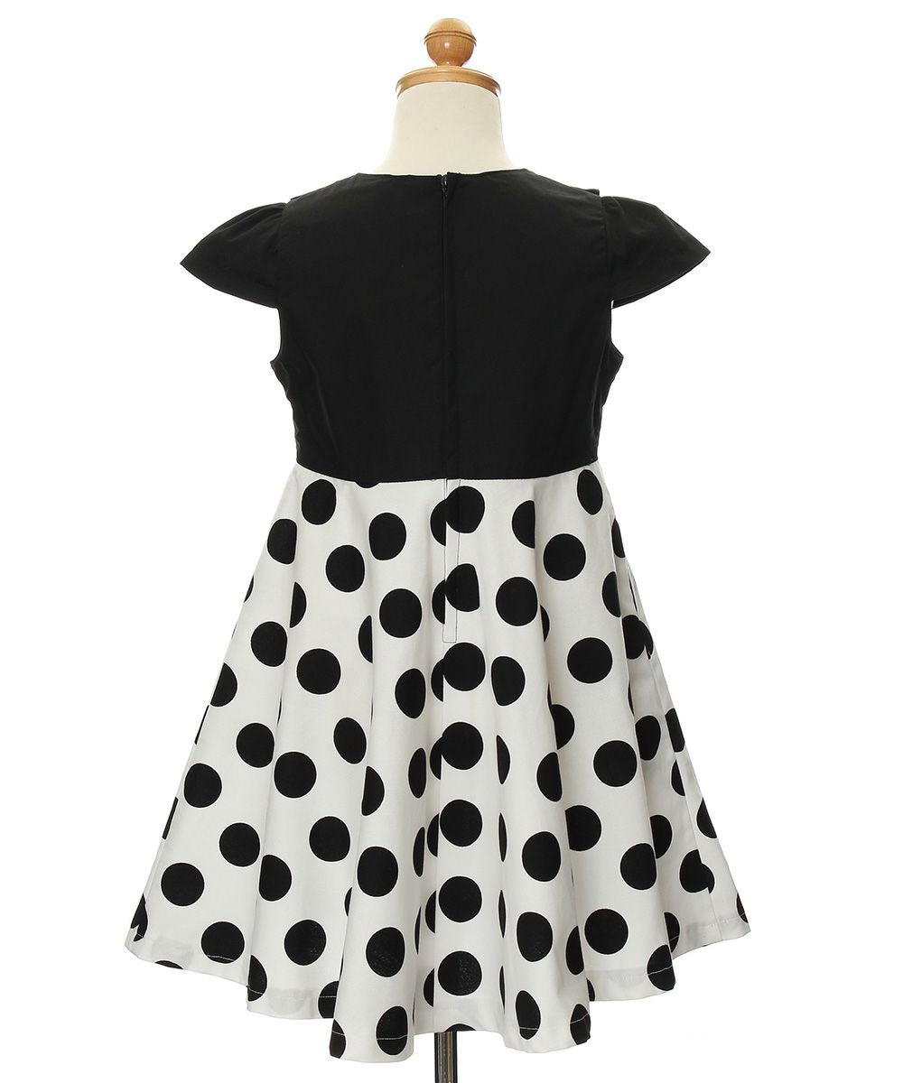Children's clothing girl 100 % cotton dot pattern fluff with black (00) torso