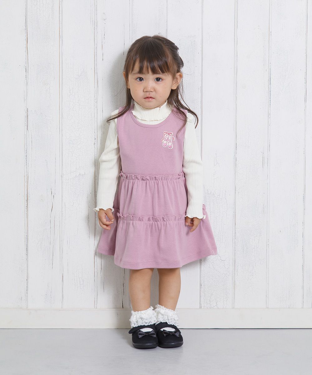 Baby Clothing Girl Baby Size Ballemo Chief Tea Este Dress Pink (02) Model Image 2