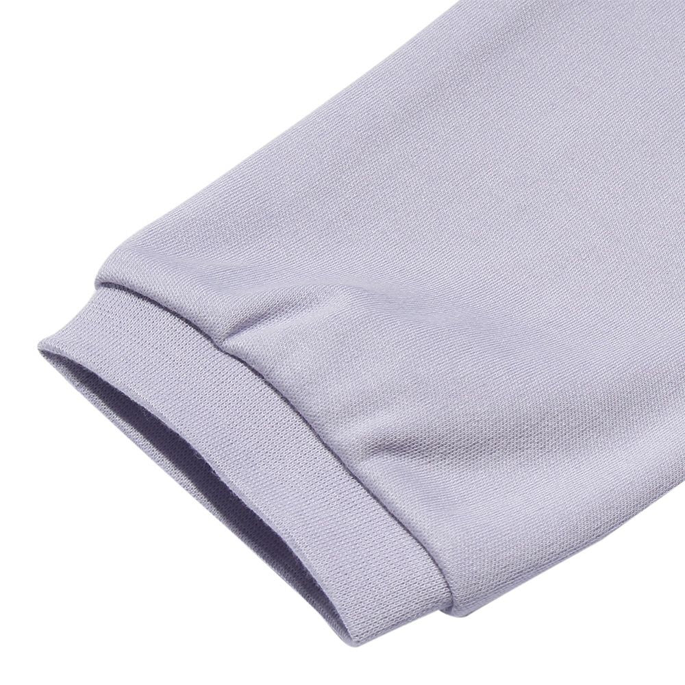 Children's clothing girl 100 % cotton T -shoes Purique T -shirt purple (91) Design point 2
