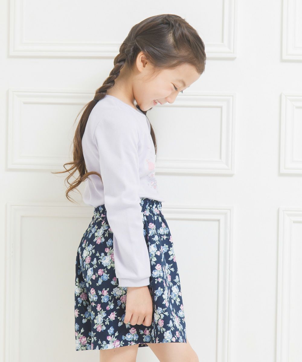 Children's clothing girl 100 % cotton T -shoes Pulque (91) model image 3