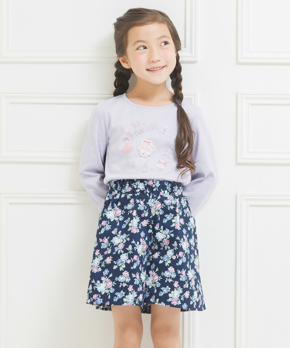 Children's clothing girl 100 % cotton T -shoes Pulque (91) model image 4