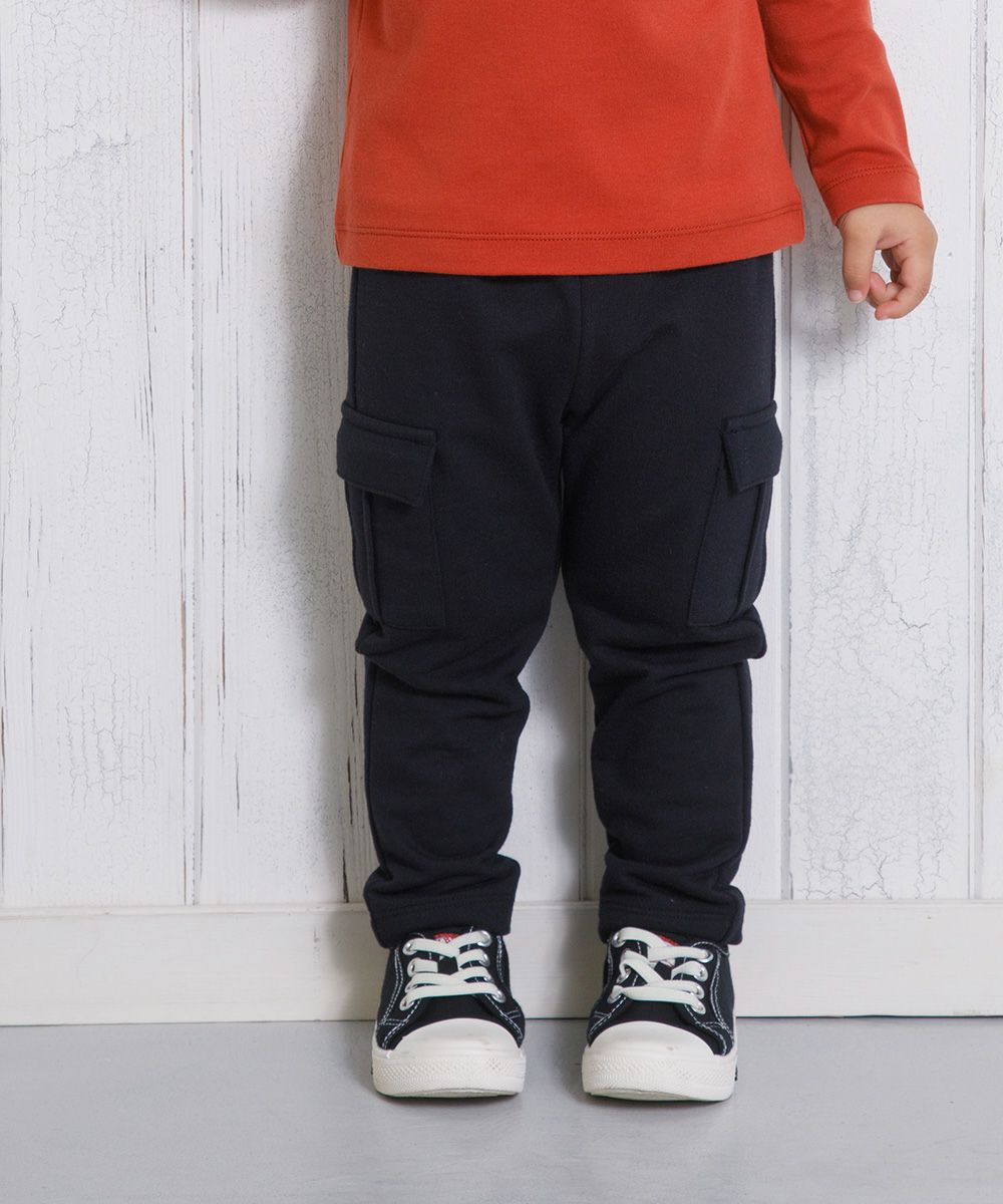 Baby Clothes Boy Baby Size Sweat Mini Mini Underground Car Goopants Black (00) Model Image Up