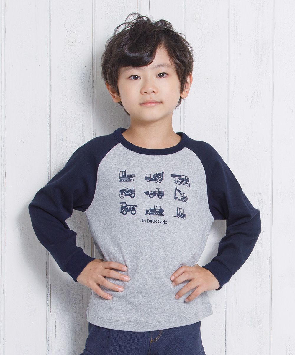 Children's clothing Boys Boys Series Car Print T -shirt Model Image 1